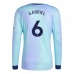 Maillot de Foot Arsenal Gabriel 6 Tenue Third 2024/25 Manche Longue