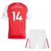 Maillot de Foot Arsenal Gyökeres 14 Enfant Tenue Domicile 2025/26