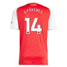 Maillot de Foot Arsenal Gyökeres 14 Tenue Domicile 2025/26