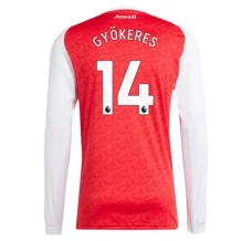 Maillot de Foot Arsenal Gyökeres 14 Tenue Domicile 2025/26 Manche Longue