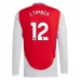 Maillot de Foot Arsenal J.Timber 12 Tenue Domicile 2024/25 Manche Longue