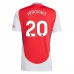 Maillot de Foot Arsenal Jorginho 20 Tenue Domicile 2024/25
