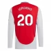 Maillot de Foot Arsenal Jorginho 20 Tenue Domicile 2024/25 Manche Longue