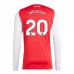Maillot de Foot Arsenal Jorginho 20 Tenue Domicile 2025/26 Manche Longue