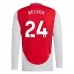 Maillot de Foot Arsenal Nelson 24 Tenue Domicile 2024/25 Manche Longue