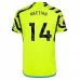 Maillot de Foot Arsenal Nketiah 14 Tenue Extérieur 2023/24