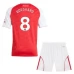 Maillot de Foot Arsenal Ødegaard 8 Enfant Tenue Domicile 2025/26