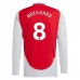 Maillot de Foot Arsenal Ødegaard 8 Tenue Domicile 2024/25 Manche Longue