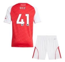Maillot de Foot Arsenal Rice 41 Enfant Tenue Domicile 2025/26