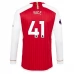 Maillot de Foot Arsenal Rice 41 Tenue Domicile 2023/24 Manche Longue
