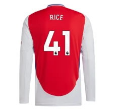 Maillot de Foot Arsenal Rice 41 Tenue Domicile 2024/25 Manche Longue