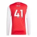 Maillot de Foot Arsenal Rice 41 Tenue Domicile 2025/26 Manche Longue