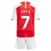 Maillot de Foot Arsenal Saka 7 Enfant Tenue Domicile 2023/24