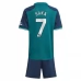 Maillot de Foot Arsenal Saka 7 Enfant Tenue Third 2023/24