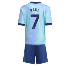 Maillot de Foot Arsenal Saka 7 Enfant Tenue Third 2024/25