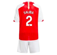 Maillot de Foot Arsenal Saliba 2 Enfant Tenue Domicile 2023/24