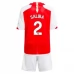 Maillot de Foot Arsenal Saliba 2 Enfant Tenue Domicile 2023/24