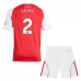 Maillot de Foot Arsenal Saliba 2 Enfant Tenue Domicile 2025/26