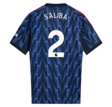 Maillot de Foot Arsenal Saliba 2 Tenue Extérieur 2025/26