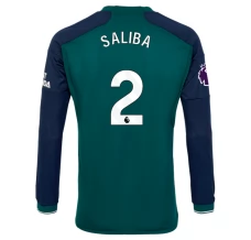 Maillot de Foot Arsenal Saliba 2 Tenue Third 2023/24 Manche Longue