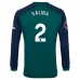 Maillot de Foot Arsenal Saliba 2 Tenue Third 2023/24 Manche Longue