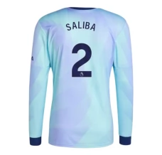 Maillot de Foot Arsenal Saliba 2 Tenue Third 2024/25 Manche Longue
