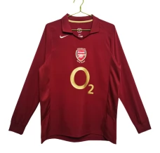Maillot de Foot Arsenal Tenue Domicile Retro 2005-06 Manche Longue