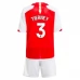 Maillot de Foot Arsenal Tierney 3 Enfant Tenue Domicile 2023/24