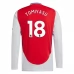 Maillot de Foot Arsenal Tomiyasu 18 Tenue Domicile 2024/25 Manche Longue Maillot de Foot Arsenal Tomiyasu 18 Tenue Domicile 2024/25 Manche Longue
