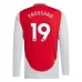 Maillot de Foot Arsenal Trossard 19 Tenue Domicile 2024/25 Manche Longue