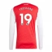 Maillot de Foot Arsenal Trossard 19 Tenue Domicile 2025/26 Manche Longue
