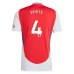Maillot de Foot Arsenal White 4 Tenue Domicile 2024/25