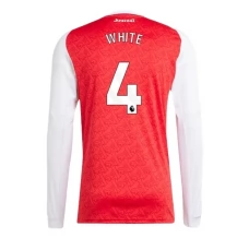 Maillot de Foot Arsenal White 4 Tenue Domicile 2025/26 Manche Longue