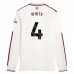 Maillot de Foot Arsenal White 4 Tenue Third 2025/26 Manche Longue