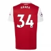 Maillot de Foot Arsenal Xhaka 34 Tenue Domicile 2022/23