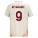 Maillot de Foot AS Roma Abraham 9 Tenue Extérieur 2024/25