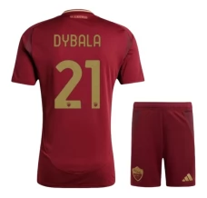 Maillot de Foot AS Roma Dybala 21 Enfant Tenue Domicile 2024/25