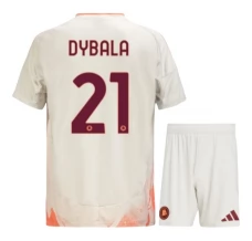Maillot de Foot AS Roma Dybala 21 Enfant Tenue Extérieur 2024/25