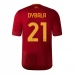 Maillot de Foot AS Roma Dybala 21 Tenue Domicile 2022/23