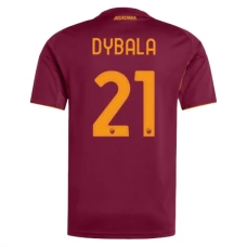 Maillot de Foot AS Roma Dybala 21 Tenue Domicile 2025/26