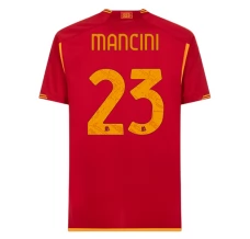 Maillot de Foot AS Roma Mancini 23 Tenue Domicile 2023/24