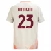 Maillot de Foot AS Roma Mancini 23 Tenue Extérieur 2024/25