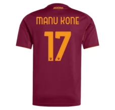 Maillot de Foot AS Roma Manu Kone 17 Tenue Domicile 2025/26