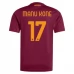 Maillot de Foot AS Roma Manu Kone 17 Tenue Domicile 2025/26