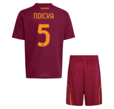 Maillot de Foot AS Roma Ndicka 5 Enfant Tenue Domicile 2025/26