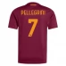 Maillot de Foot AS Roma Pellegrini 7 Tenue Domicile 2025/26