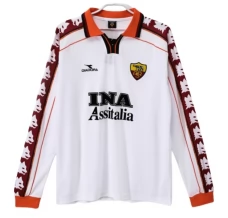 Maillot de Foot AS Roma Tenue Extérieur Retro 1998-99 Manche Longue