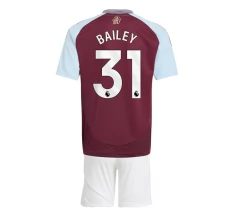 Maillot de Foot Aston Villa Bailey 31 Enfant Tenue Domicile 2024/25