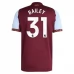 Maillot de Foot Aston Villa Bailey 31 Tenue Domicile 2025/26