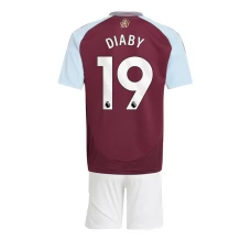 Maillot de Foot Aston Villa Diaby 19 Enfant Tenue Domicile 2024/25